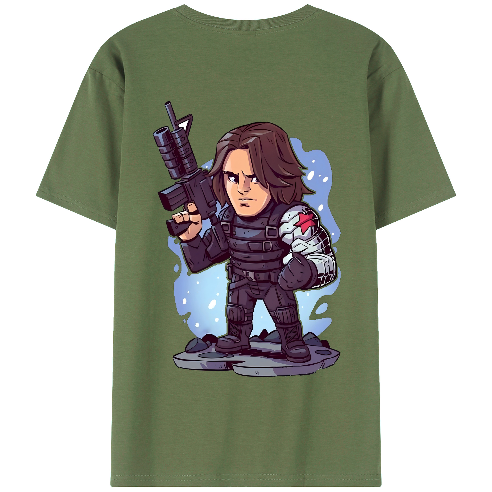 （画像用） アベンジャーズ The Avengers 綿100％ メンズ半袖Tシャツ（バックプリント） 通気性